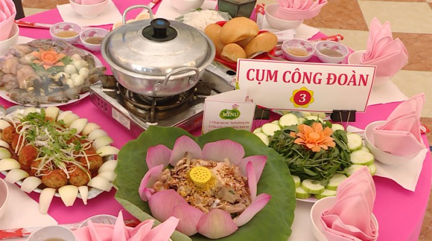 Công đoàn viên Đồng Tháp thi nấu ăn chào ngày 08/03