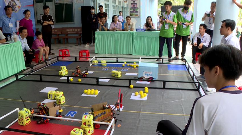 Đồng Tháp: Sôi nổi giải đấu Open Robotis Challenge 2024