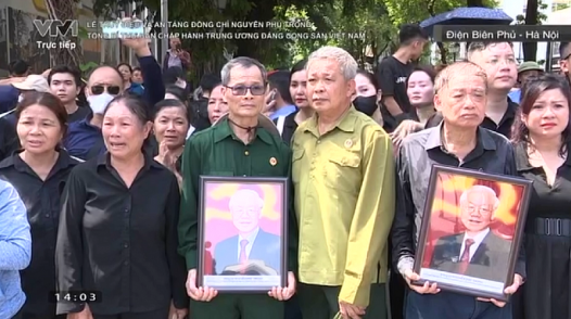 Xúc động tiễn biệt Tổng Bí thư Nguyễn Phú Trọng