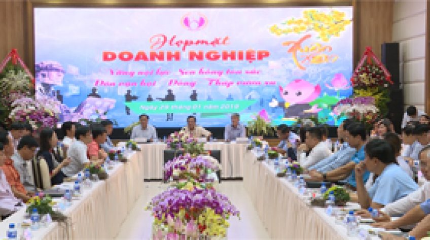 Đồng Tháp: Họp mặt doanh nghiệp đầu năm