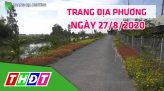 Trang tin địa phương - Thứ sáu, 28/8/2020 - Huyện Lấp Vò