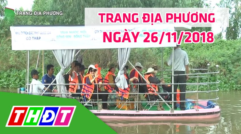 Trang tin địa phương | 26/11/2018 - Huyện Tháp Mười | THDT