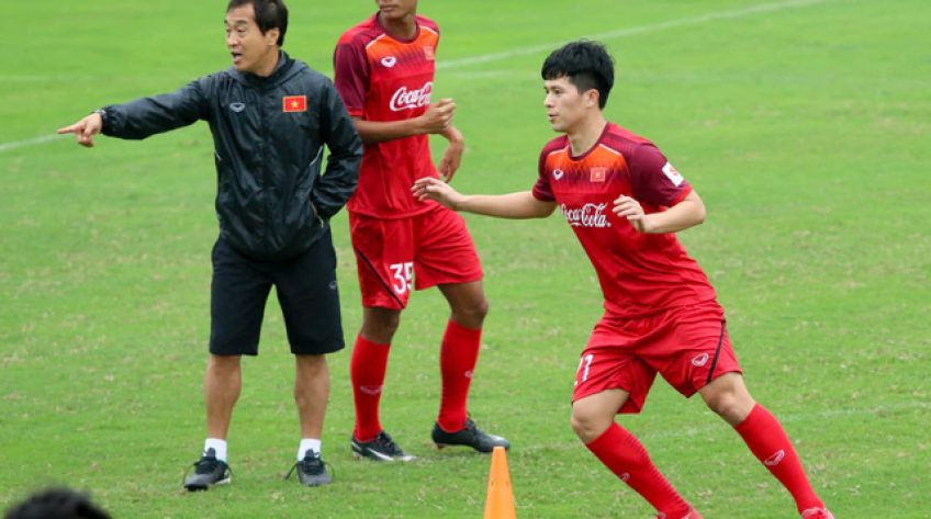 Tuyển U23 Việt Nam đá giao hữu với U23 Myanmar