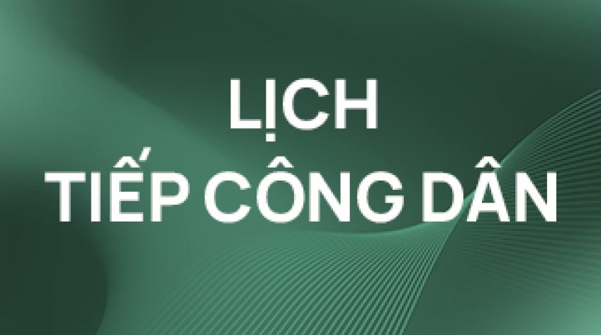 Lịch tiếp công dân của Đài Phát thanh và Truyền hình tỉnh Đồng Tháp